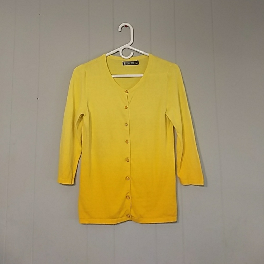 NYC 7th Avenue crewneck Chelsea cardigan